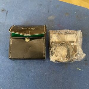 Ricoh Tele Conversion Lens TC-3 with Leather Case Japan Made Vintage Camera Gear